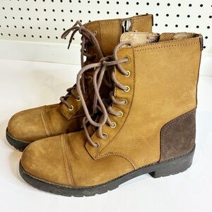 Ugg | Kilmer Chestnut Leather-Suede Lace Up Boots